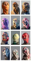 Thomas Schütte, Old Friends Revisited, 2021, inkjet pigment print auf Tecco PM 230 Matt paper, in 12 parts