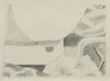 Tom Wesselmann, Drawing for bedroom painting, 1969, graphite on paper