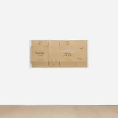 Danh Vō, Biscuit Porte Bonheur, 2012, gold leaf on cardboard box