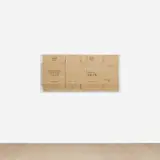 Danh Vō, Biscuit Porte Bonheur, 2012, gold leaf on cardboard box