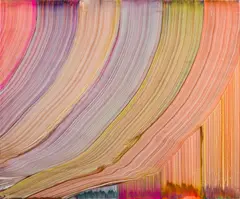 Bernard Frize, Risti, 2004, acrylic and resin on canvas