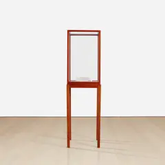 Sherrie Levine, Untitled (The Bachelors: 'Livreur de Grand Magasin'), 1989, frosted glass, glass and wood