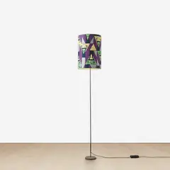 Franz West, Floor Lamp, 2004, fabric, plastic, metal, electrical fitting with dimmer