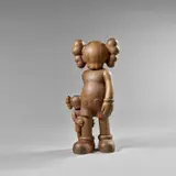 Good Intentions by Kaws, 2021, walnut, sold Mar 2024
