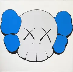 Untitled by Kaws, 1999-2000, acrylic on canvas, sold Mar 2024