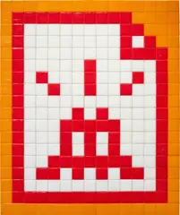 ALIAS LA_138 by Invader, 2008-2011, ceramic tiles on panel, sold Mar 2024