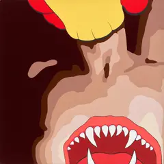Untitled (Cat Teeth) by Kaws, 2006, acrylic on canvas, offered Mar 2024