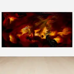 Keith Tyson, Nature Painting (Deep Impact), 2011, mixed media on aluminium