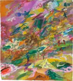 Jack Whitten, A Gift to Ornette, 1967, watercolour on paper