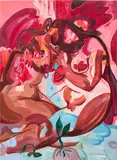 Wynnie Mynerva, When you arrive, I embrace you, 2022, oil on canvas