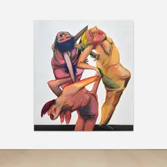 Emma Cousin, Gossip, 2019, oil on linen