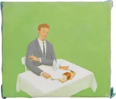 Francis Alÿs, Untitled, 1995, oil on canvas laid on panel
