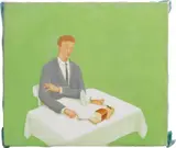 Francis Alÿs, Untitled, 1995, oil on canvas laid on panel