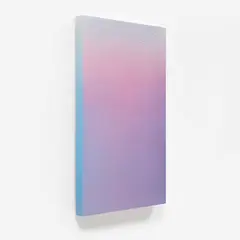 Untitled (Flat) by Alex Israel, 2011, acrylic and stucco on panel, sold Apr 2024