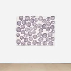 Bernard Frize, Peneno, 2009, acrylic and resin on canvas