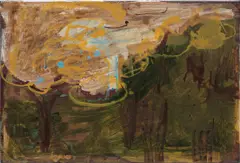 Michael Krebber, Untitled, 1997, acrylic on linen