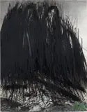 Arnulf Rainer, Mountains, 1975, oil and oilstick on photograph