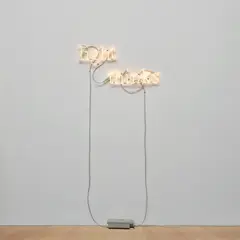 Joseph Kosuth, ‘J.J. (F.W. #14)’, 2009, warm white neon mounted directly on the wall