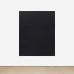 Adam McEwen, New York, New York, 2008, acrylic and chewing gum on canvas