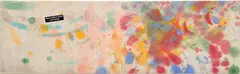 Nate Lowman, Untitled, 21st, acrylic and sticker on canvas