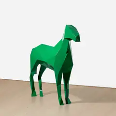 Xavier Veilhan, The Horse, 2009, painted steel