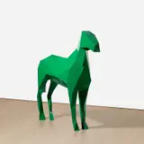 Xavier Veilhan, The Horse, 2009, painted steel