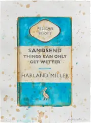 Harland Miller, Sandsend - Things can only get wetter, 2013, watercolour and graphite on paper