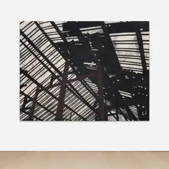 Tony Bevan, House of Wood (PC1612), 2016, acrylic and charcoal on canvas