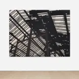 Tony Bevan, House of Wood (PC1612), 2016, acrylic and charcoal on canvas
