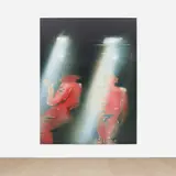 Louisa Gagliardi, Cold shoulders, 2018, gel-medium and ink on PVC