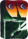 Eliot Greenwald, Night Car (Calcification), 2020, acrylic on shaped canvas mounted on board