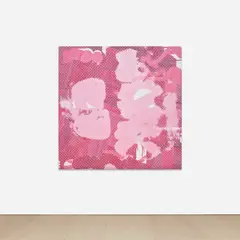 Uni Mouth by Alex Hubbard, 2007, enamel on canvas, sold Apr 2024