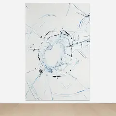 Constellations by Zhao Zhao, 2017, oil on linen, sold Apr 2024