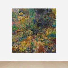 Wang Yuyang, Moon 201801, 2018, oil on linen