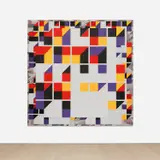 Zhao Yao, A Painting of Thought I-952, 2016-17, plastic collage on fabric