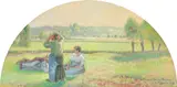Camille Pissarro, La Sieste aux champs