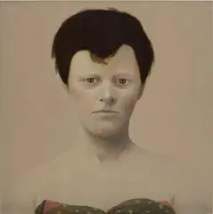 Sarah Ball, Marie, 2019, oil on linen