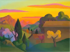 Salvo, La Valle, 2004, oil on canvas
