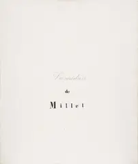 La méduse de Millet by Marcel Broodthaers, 1973, acrylic and graphite on canvas, offered Jun 2024