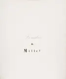 Marcel Broodthaers, La méduse de Millet, 1973, acrylic and graphite on canvas