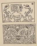 Keith Haring, Untitled (Drawing for "Popeye"), 1982, felt-tip pen and ink on paper