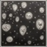 Jana Euler, Universe 2, 2015, ink on paper, in artist's frame
