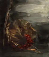 Lesley Vance, Ginger Flower with Leaf, 2007, oil on linen