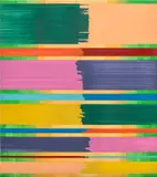 Bernard Frize, Alcantara, 2004, acrylic and resin on canvas