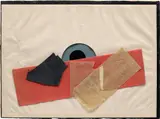Man Ray, Composition, 1952, paper and leather collage on paper
