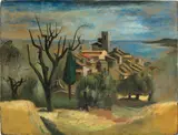 André Derain, Village d’Espagne, 1920, oil on board