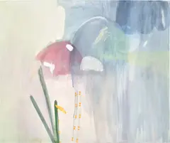 Untitled by Jadé Fadojutimi, 2015, oil on canvas, sold Jun 2024