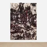 Angel Otero, Untitled (SK-IB), 2012, oil and oil skin collage on canvas