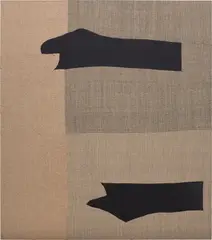 Sergej Jensen, Untitled, 2009, sewn fabric and linen on stretcher