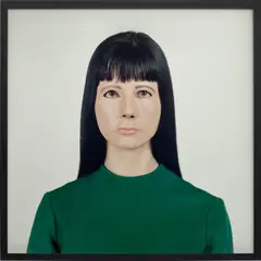 Gillian Wearing, Self-portrait, 2000, c-print, in artist's frame